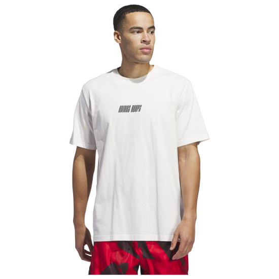 Adidas Ανδρική κοντομάνικη μπλούζα Hoops Graphic Tee